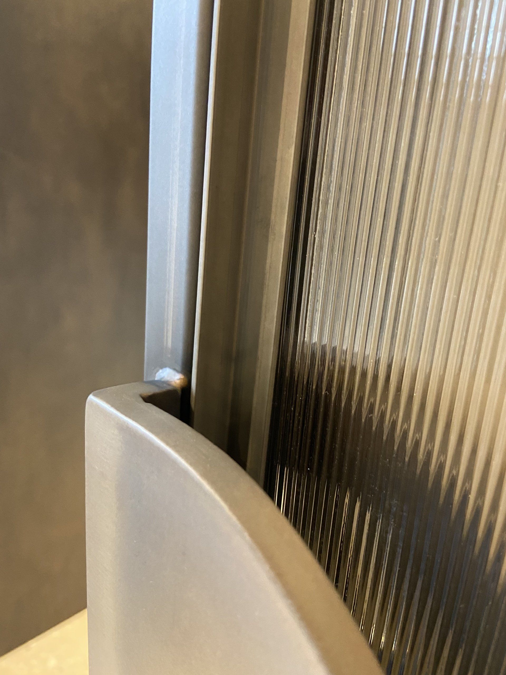 Stalen deur met speciaal glas