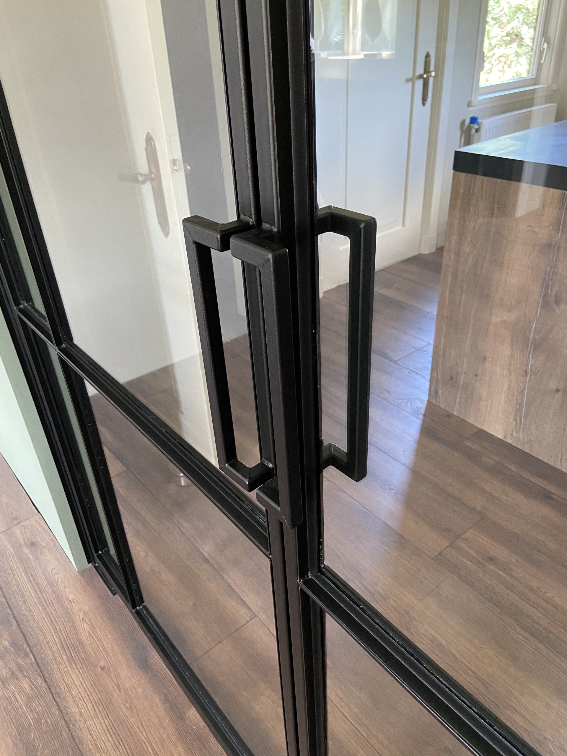 Dubbele stalen taatsdeur