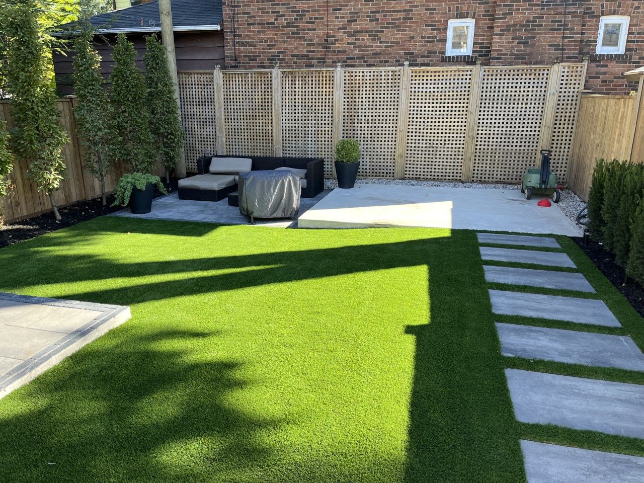 Shades of Green Landscape Work Sample