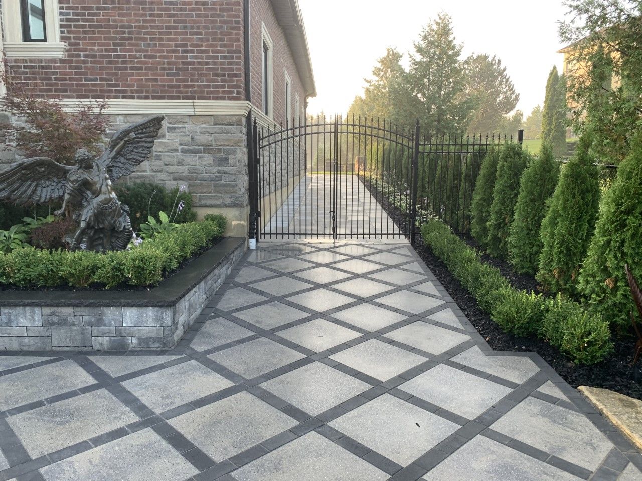 Shades of Green Landscape Work Sample