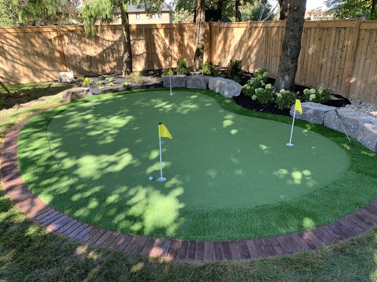 Shades of Green Landscape Work Sample