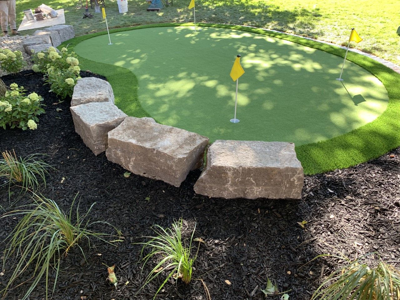 Shades of Green Landscape Work Sample