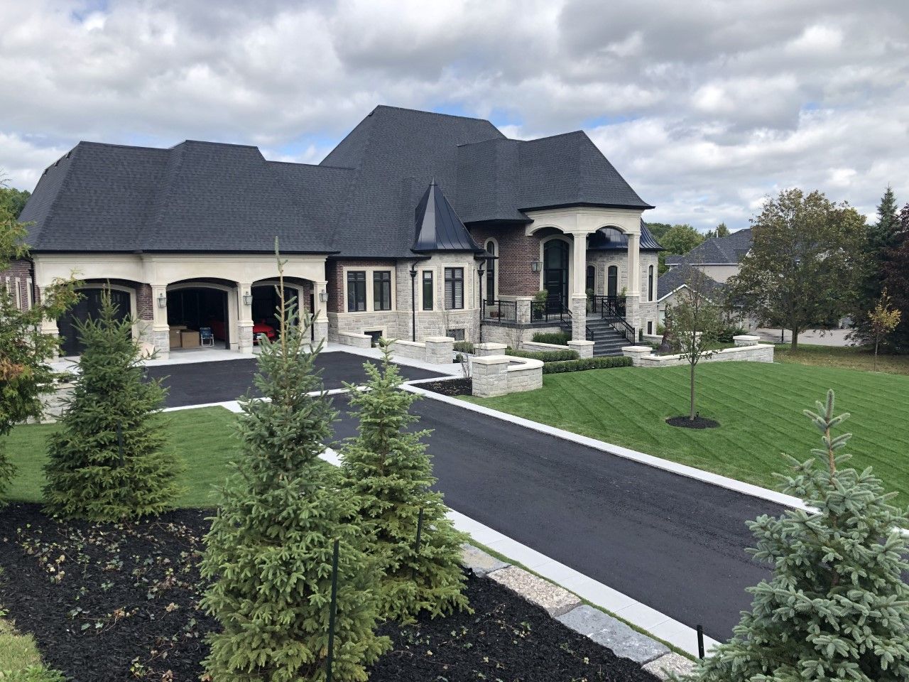 Shades of Green Landscape Work Sample