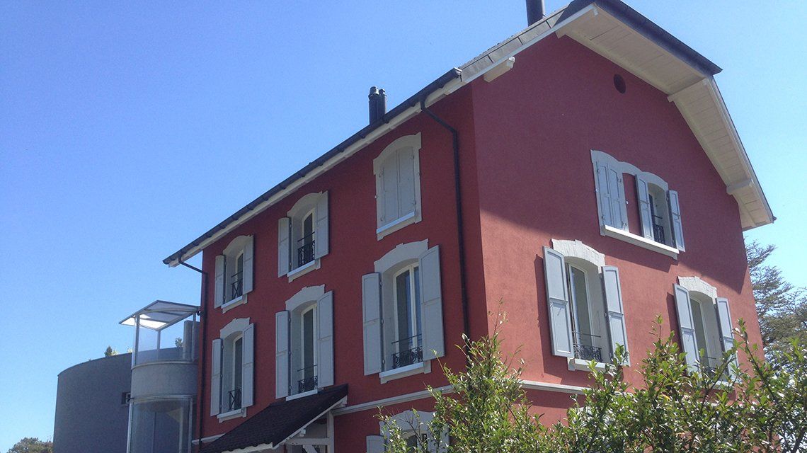Réalisation Rizzolo peinture maison rouge