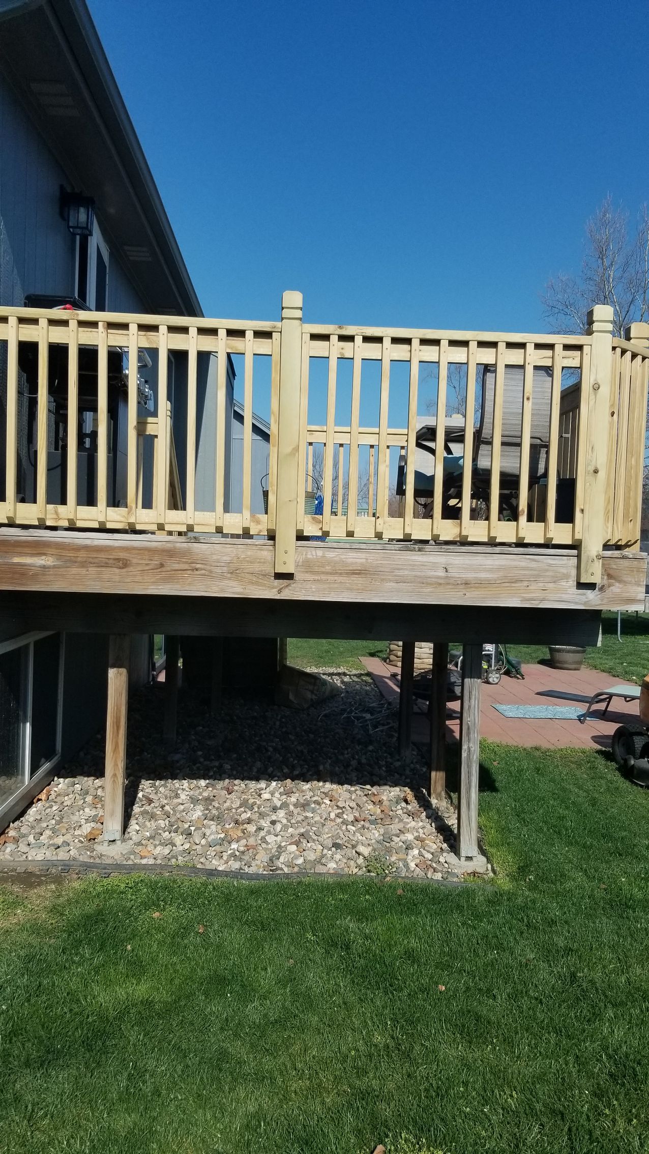 reconstructed deck by Home Pros