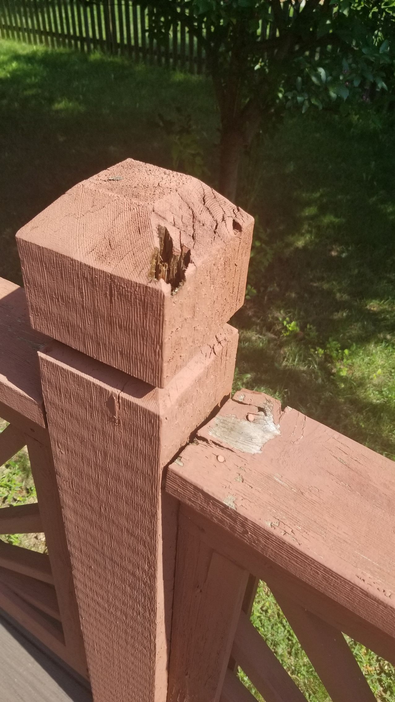 Damaged Wood Deck  Overland Park KS