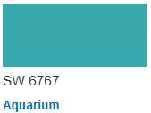 Sherwin Williams color paint chip Aquarium SW6767