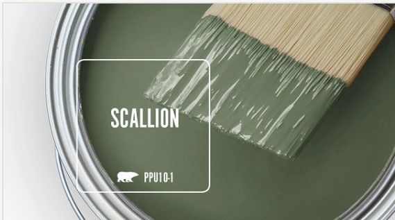 BEHR color Scallion