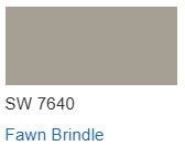 Sherwin Williams color paint chip Fawn Brindle SW 7640