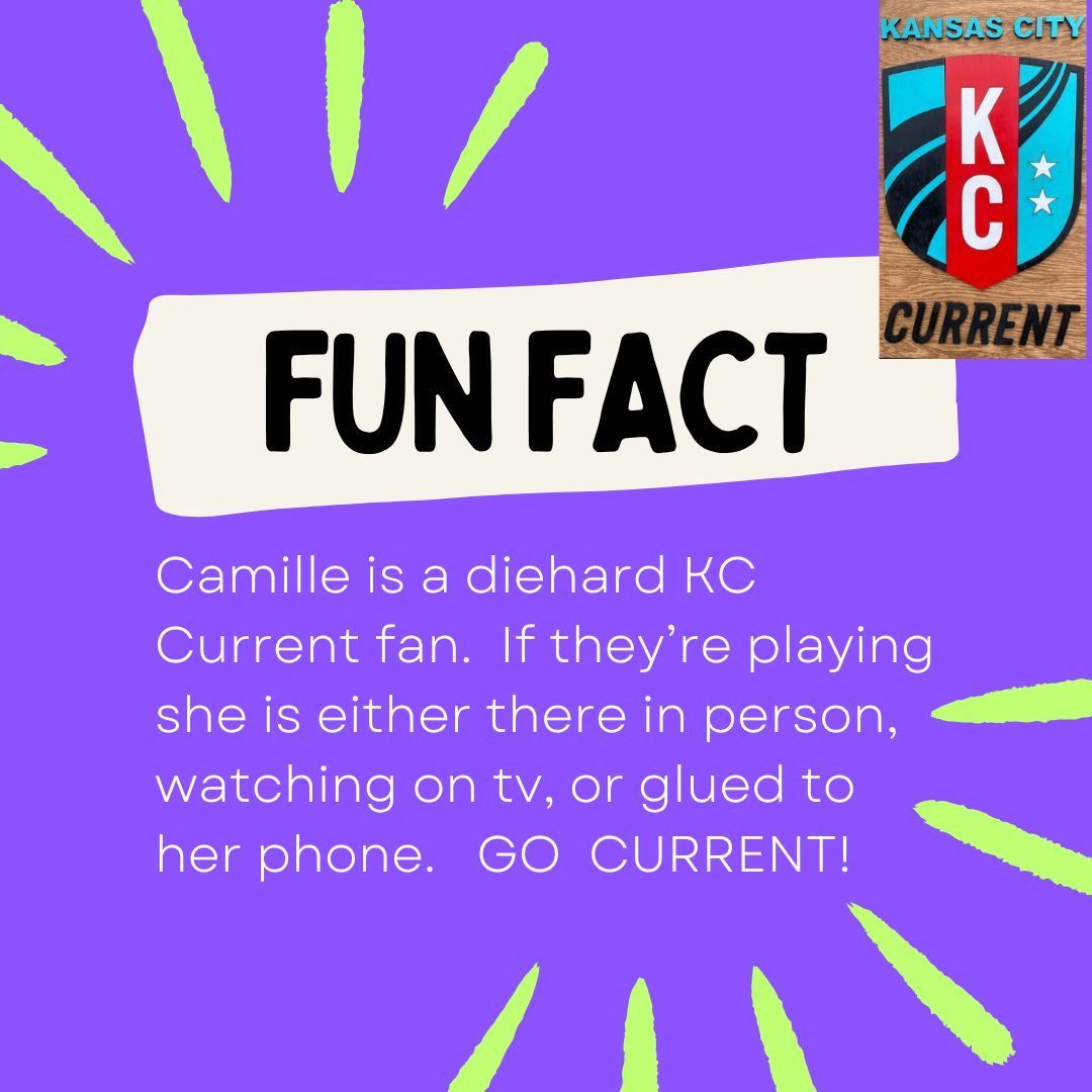 fun fact Camille Serrano loved the Kansas City Current soccer team.