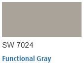 Sherwin Williams color Functional Gary SW 7024