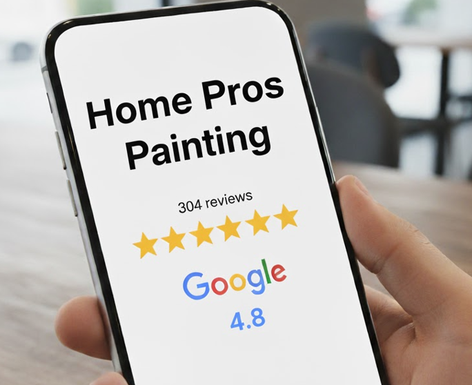 google 5 star review Home Pros Painting Exterior Painting Company serving Overland Park KS
