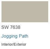 Sherwin Williams color Jogging Path SW 7638