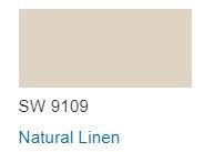 color chip Natural Linen SW 9109 from Sherwin Williams 