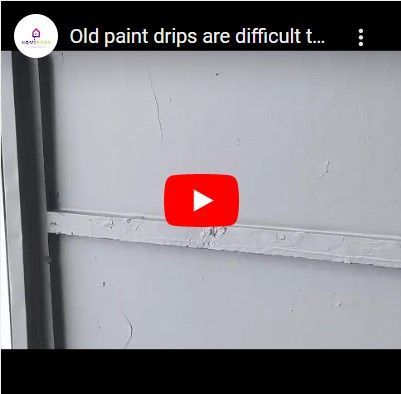 Can you fix old paint drips?