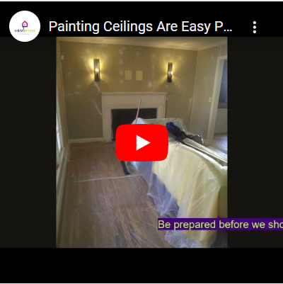 What's involved in painting ceilings?