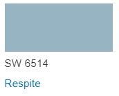 Sherwin Williams color Respite SW 6514