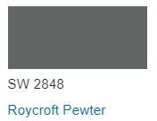 Sherwin Williams color Roycroft Pewter SW 2848