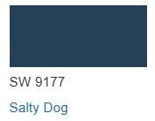 Sherwin Williams color Salty Dog SW 9177