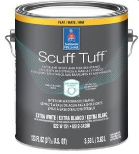 Sherwin Williams Gallon of Scuff Tuff paint