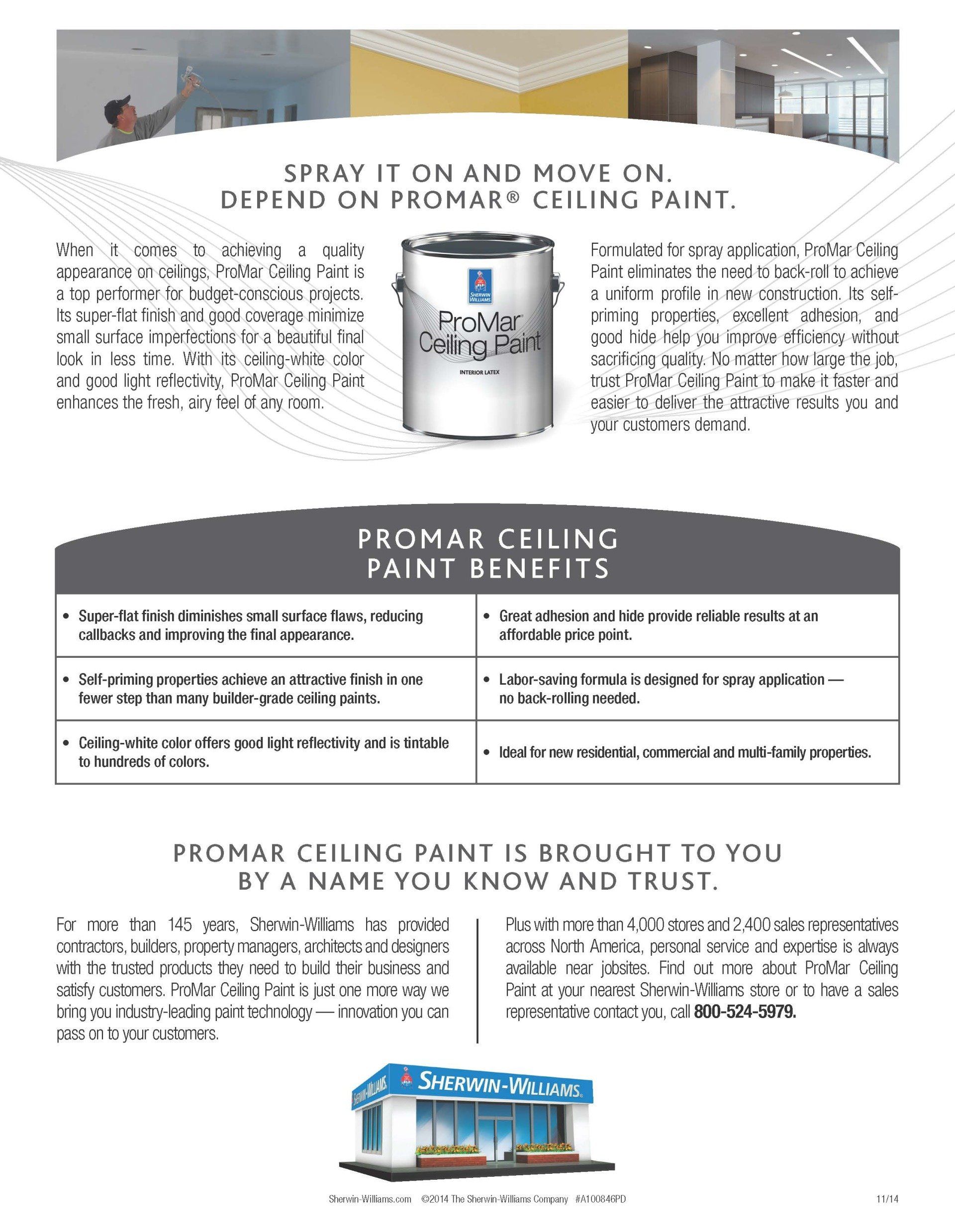 Learn About Sherwin Williams Promar Ceiling Paint