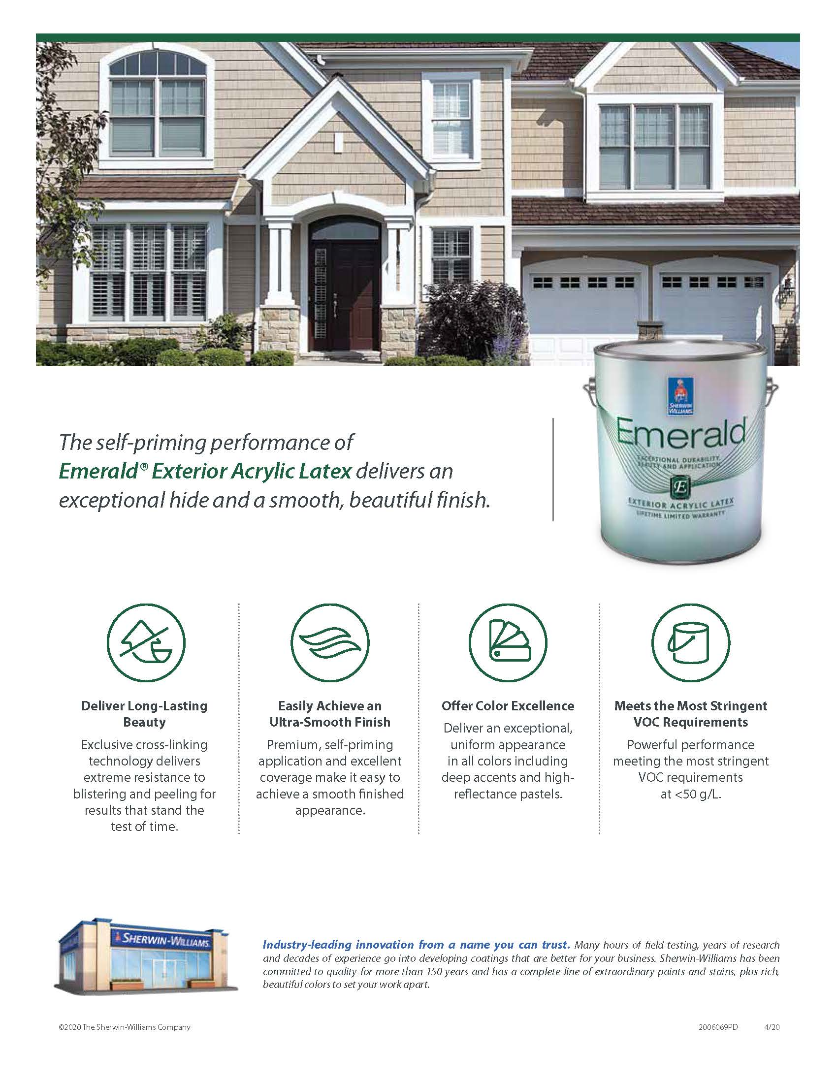 Sherwin Williams Emerald Exterior Paint