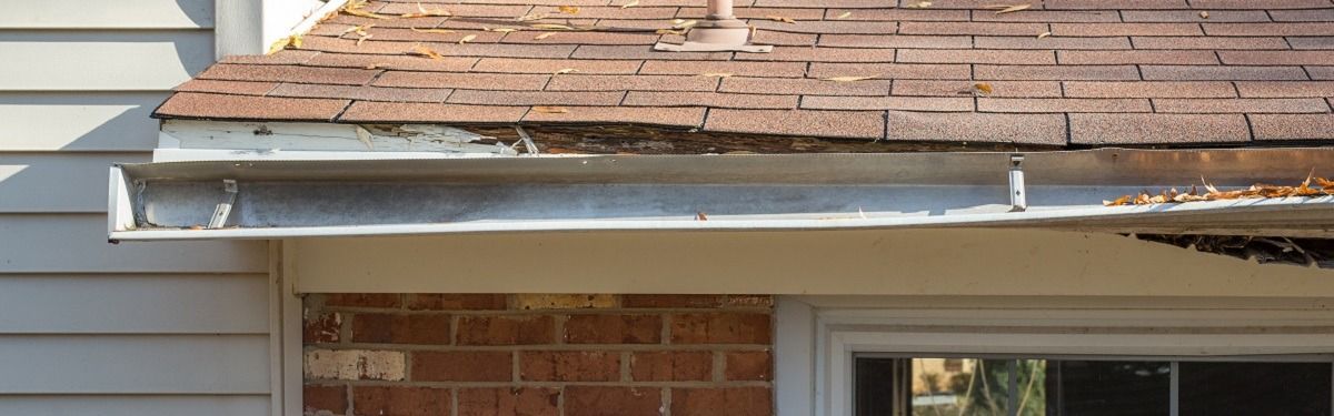 Rotted Fascia Board Behind Gutter Home Pros Painting and Home Repairs Olathe KS