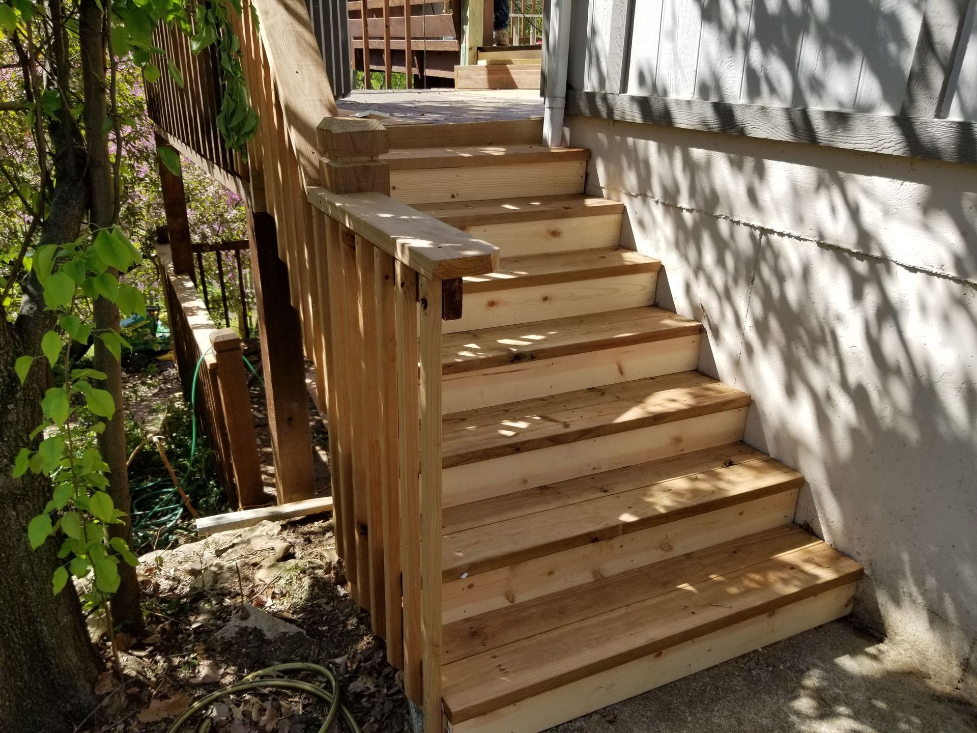 Deck wood rot repair company Home Pros Painting and Home Repairs serving Kansas City MO