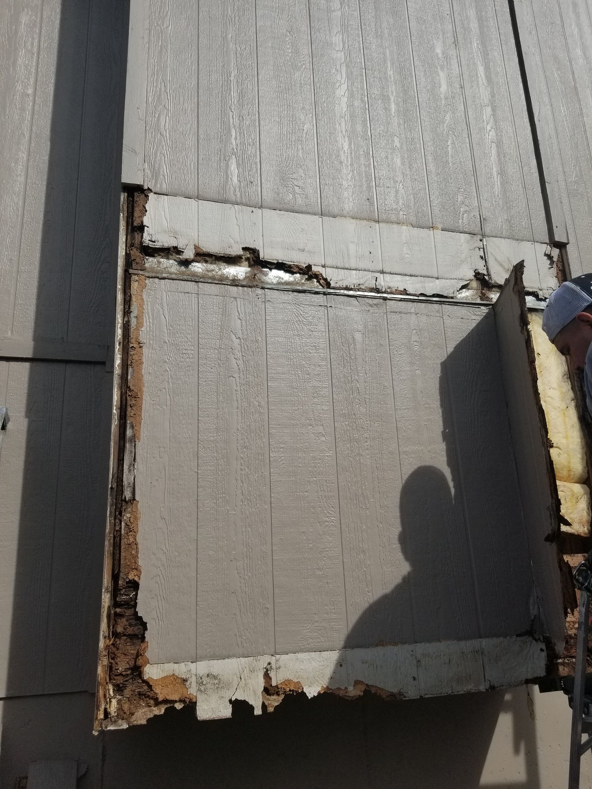 rotted smartside siding in Overland Park KS