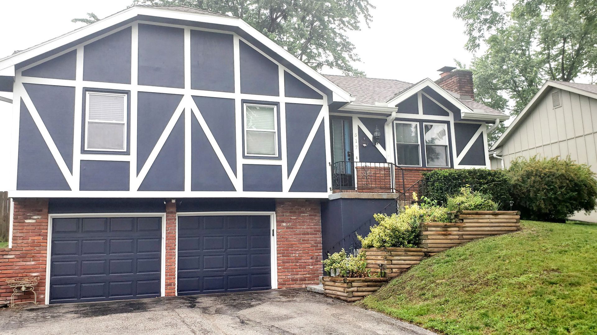 Home Pros Painting exterior house painted after  in Kansas City MO