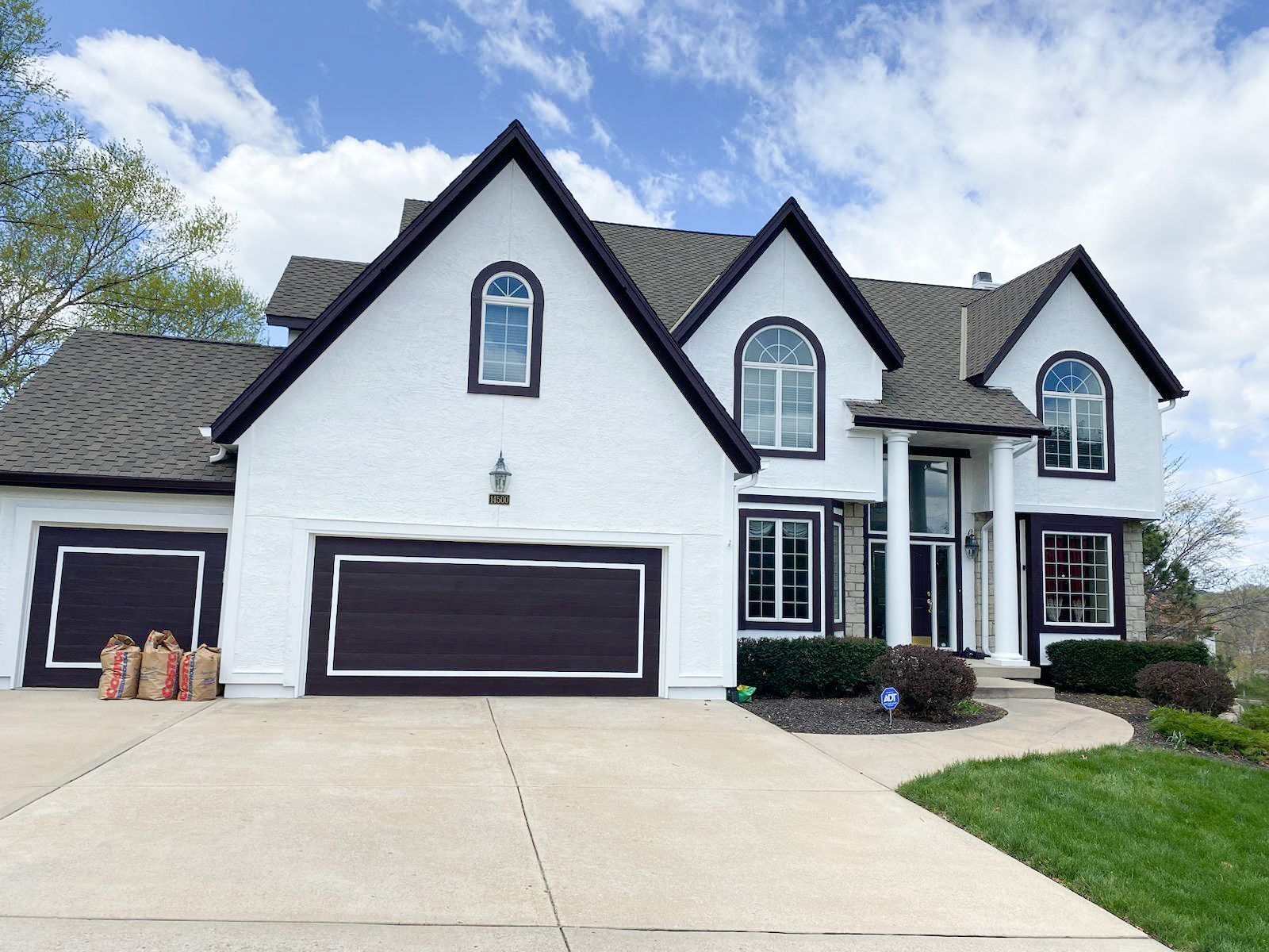 Home Pros Painting exterior house painted after Lenexa KS