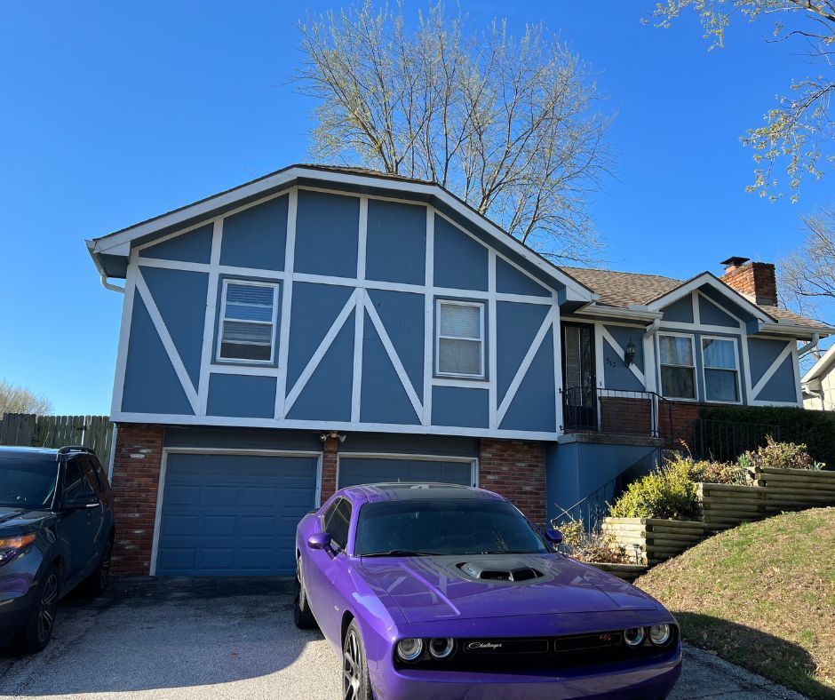 Home Pros Painting exterior house painted before Kansas City MO