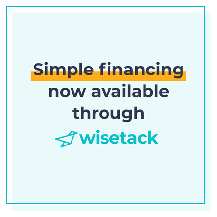Now offering financing through wisetack
