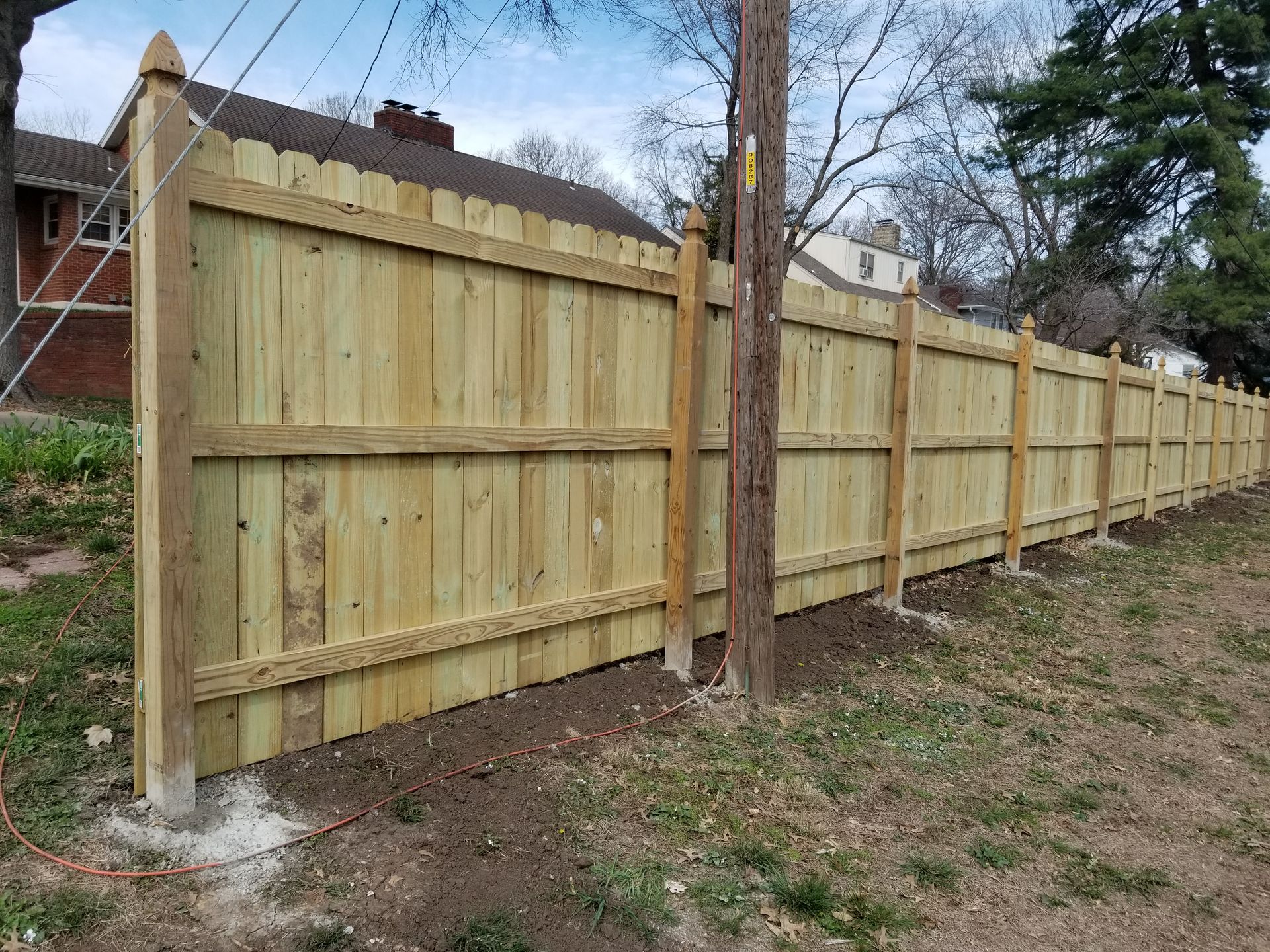 Home Pros Painting exterior fence installation Independence MO 