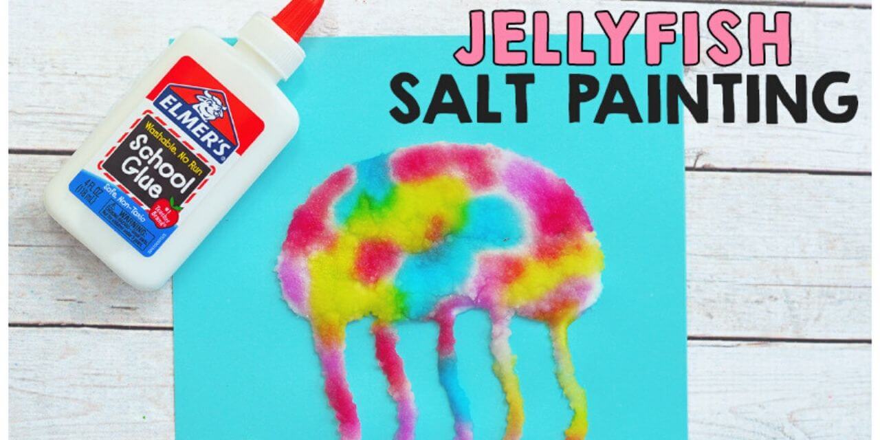 jelly salt painting colorful craft