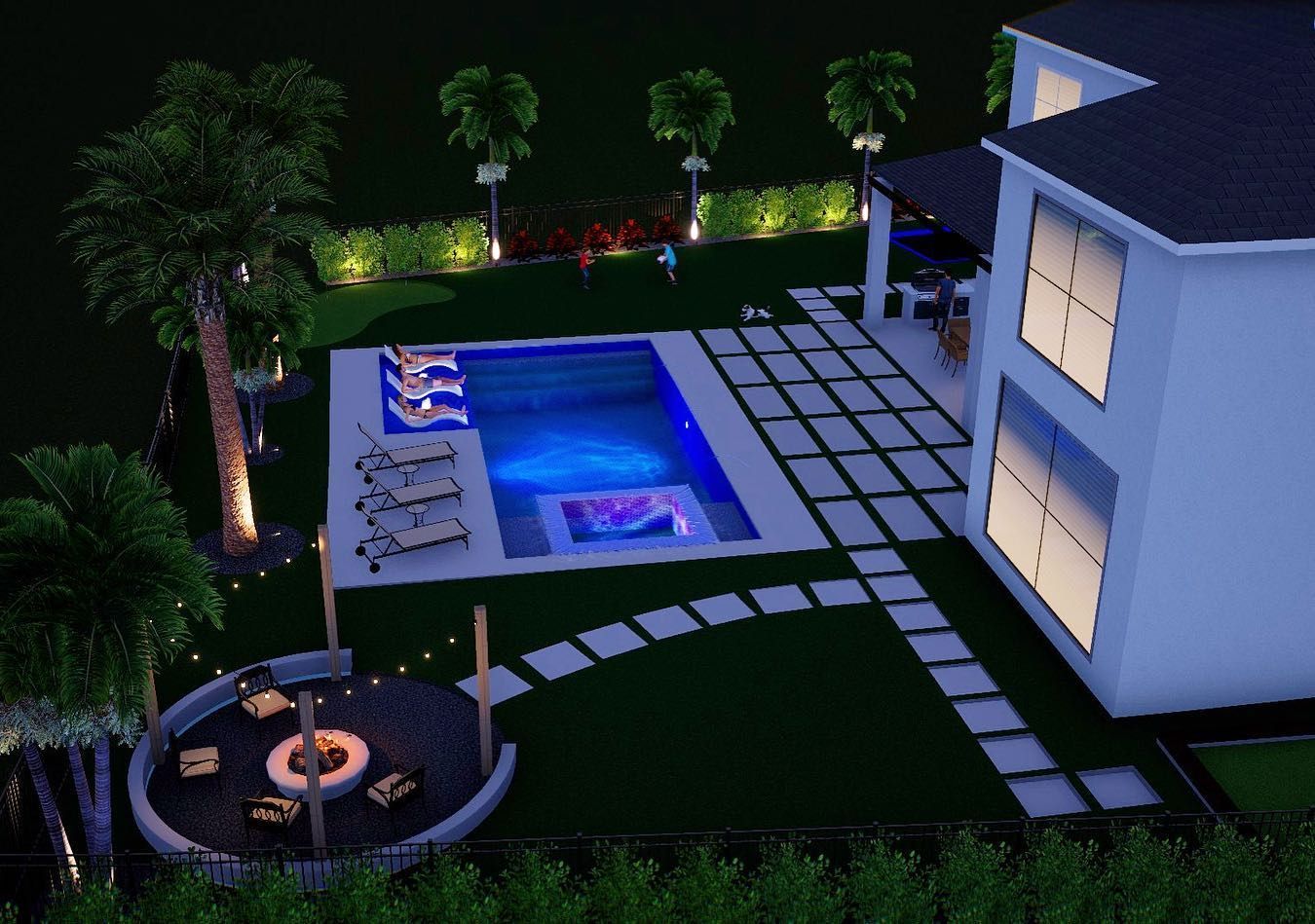 custom walkway in south florida