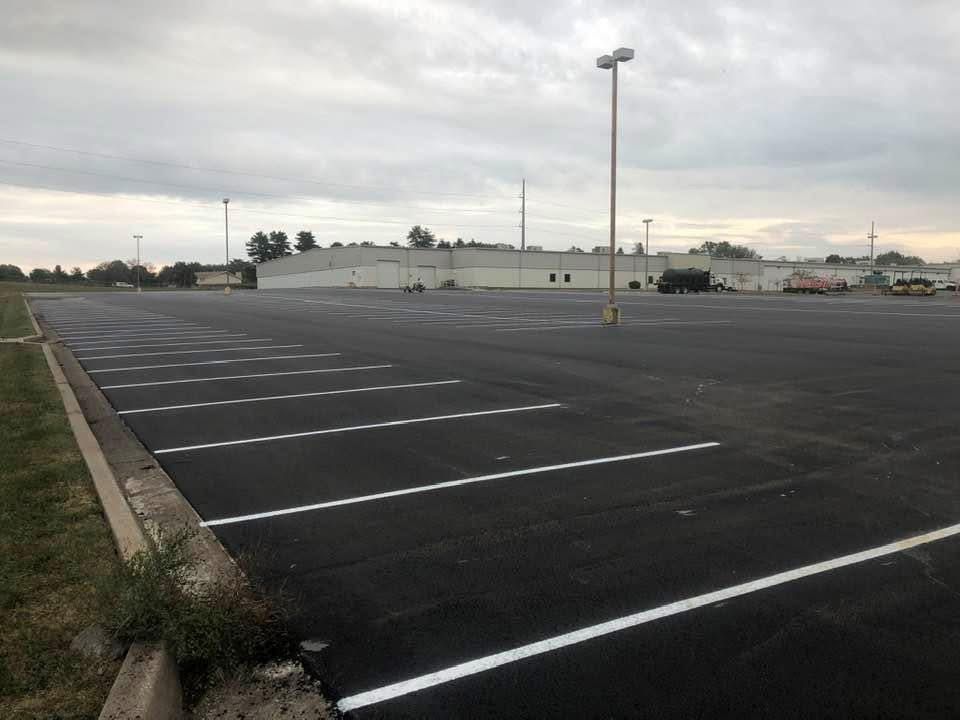 Freshly Laid Asphalt on Driveway