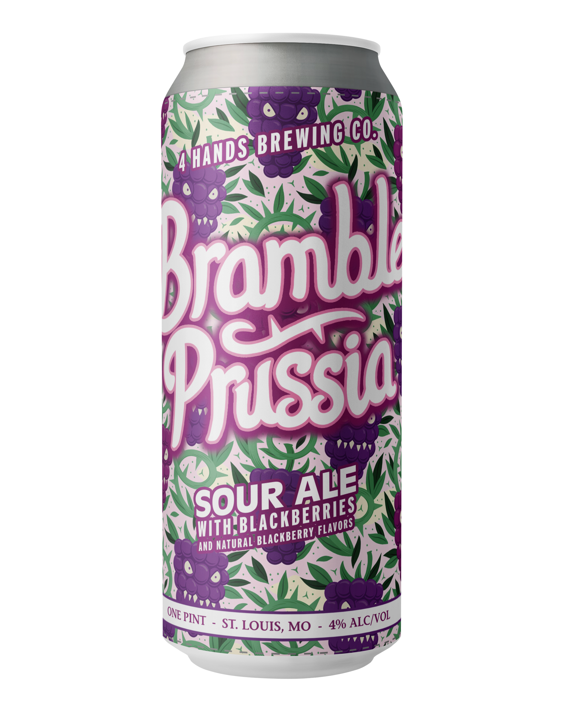 A can of 4 Hands Brewing Company Bramble Prussia