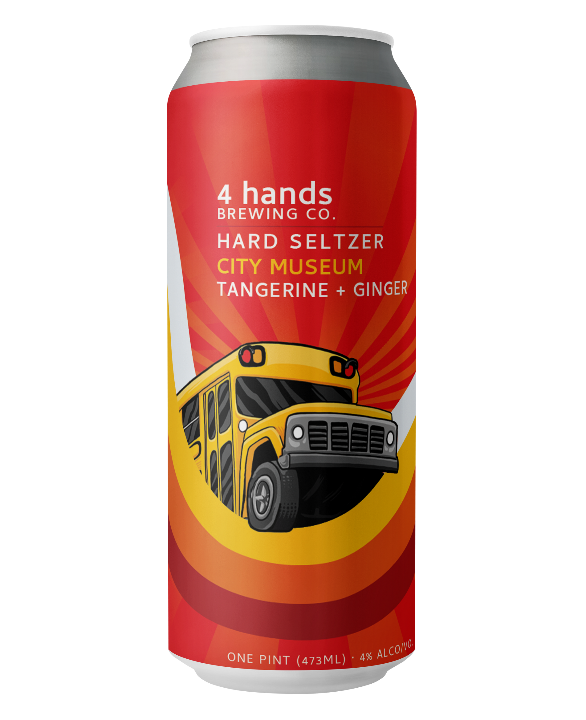 A can of 4 Hands Brewing Company City Museum