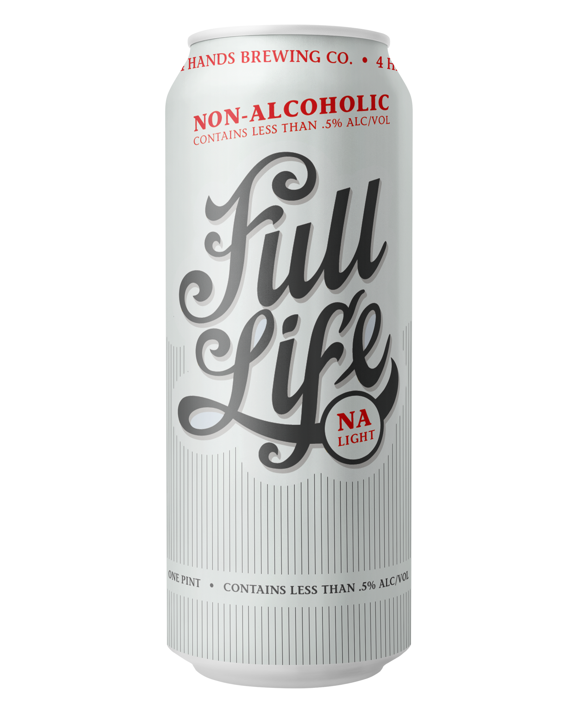 A can of 4 Hands Brewing Company NA Full Life