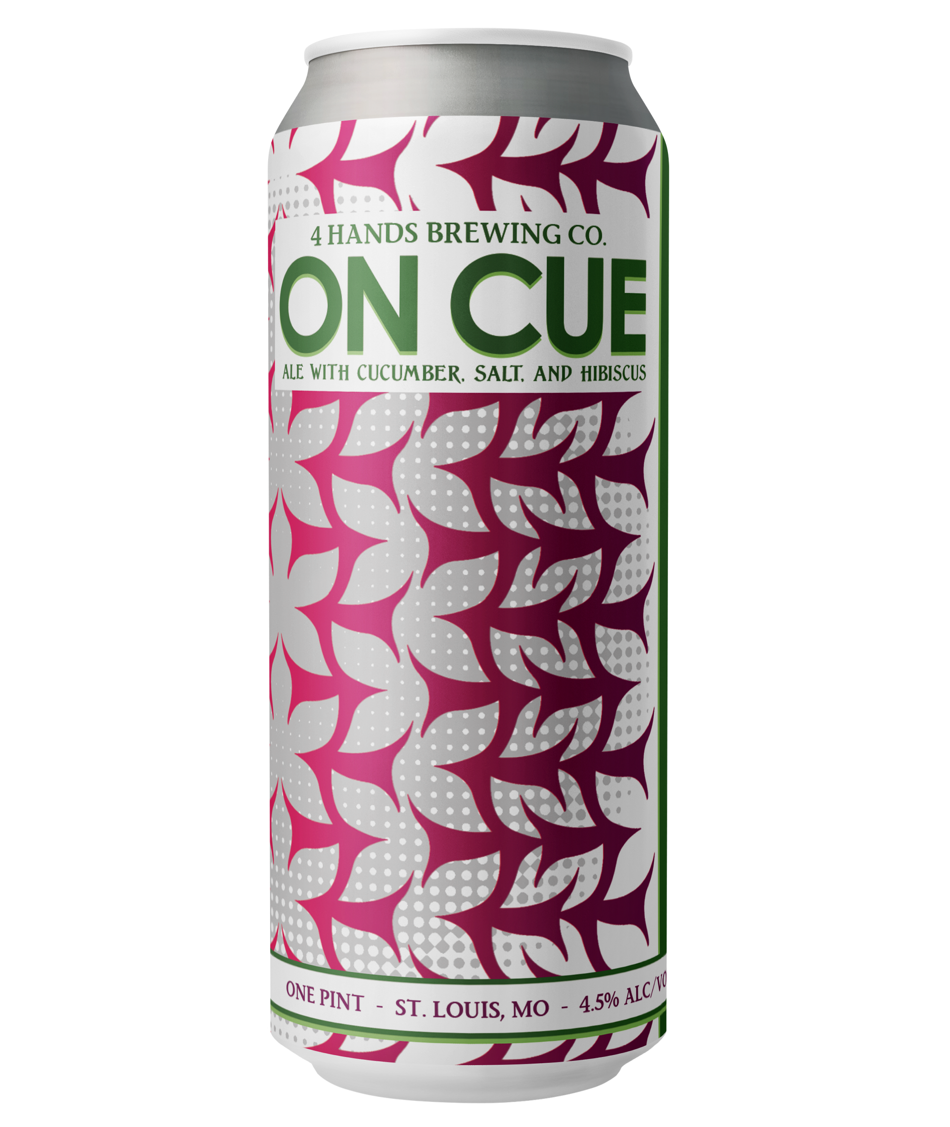 A can of 4 Hands Brewing Company On Cue