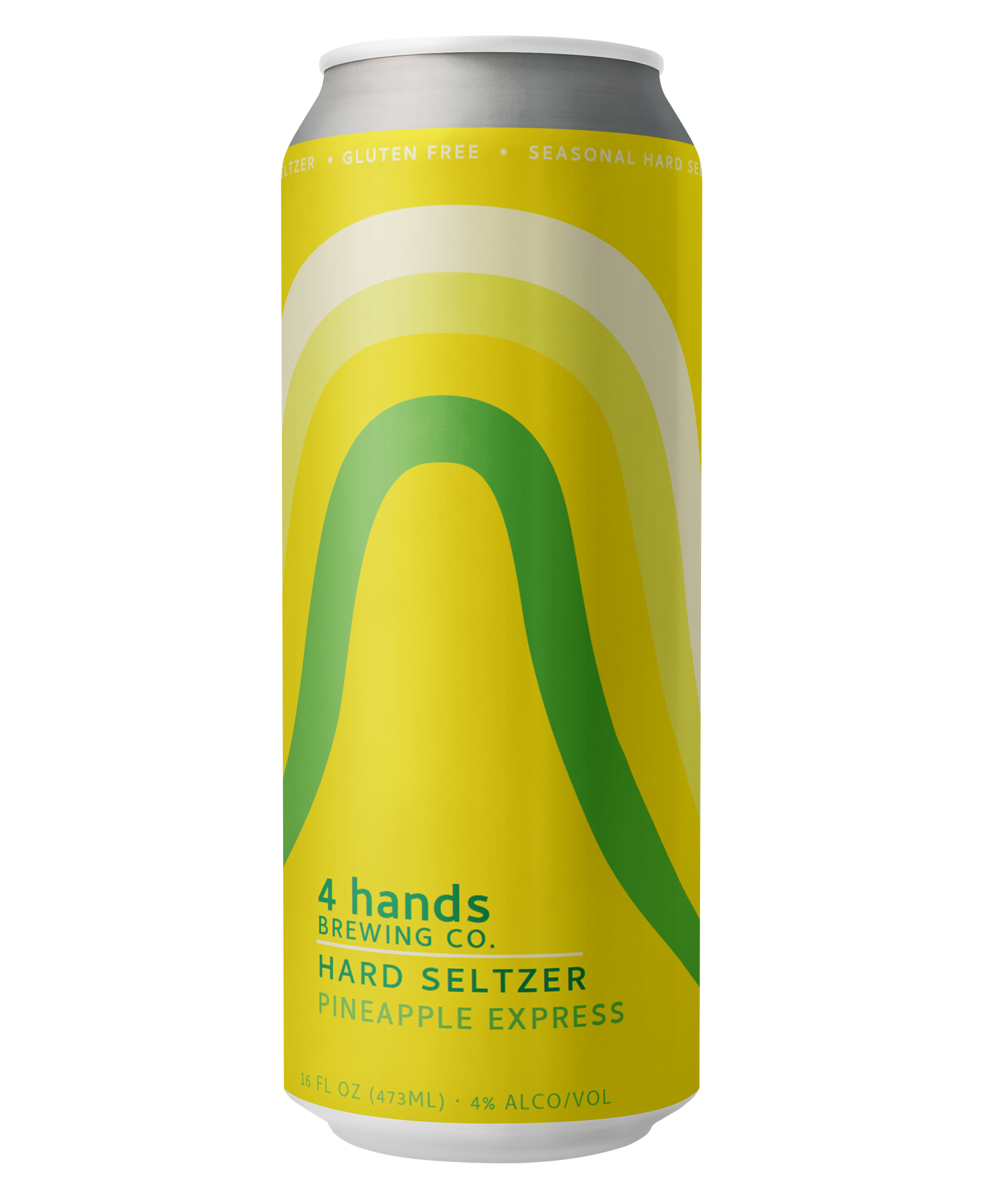 A can of 4 Hands Brewing Company Pineapple Express