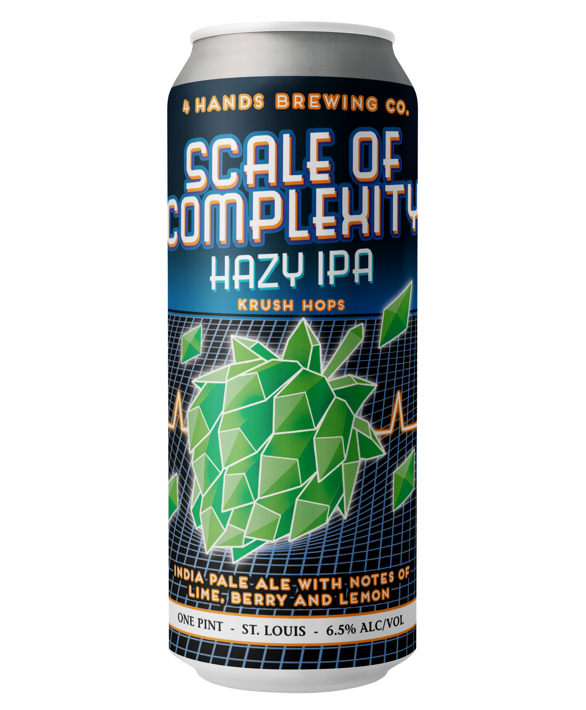 A can of 4 Hands Brewing Company Scale of Complexity