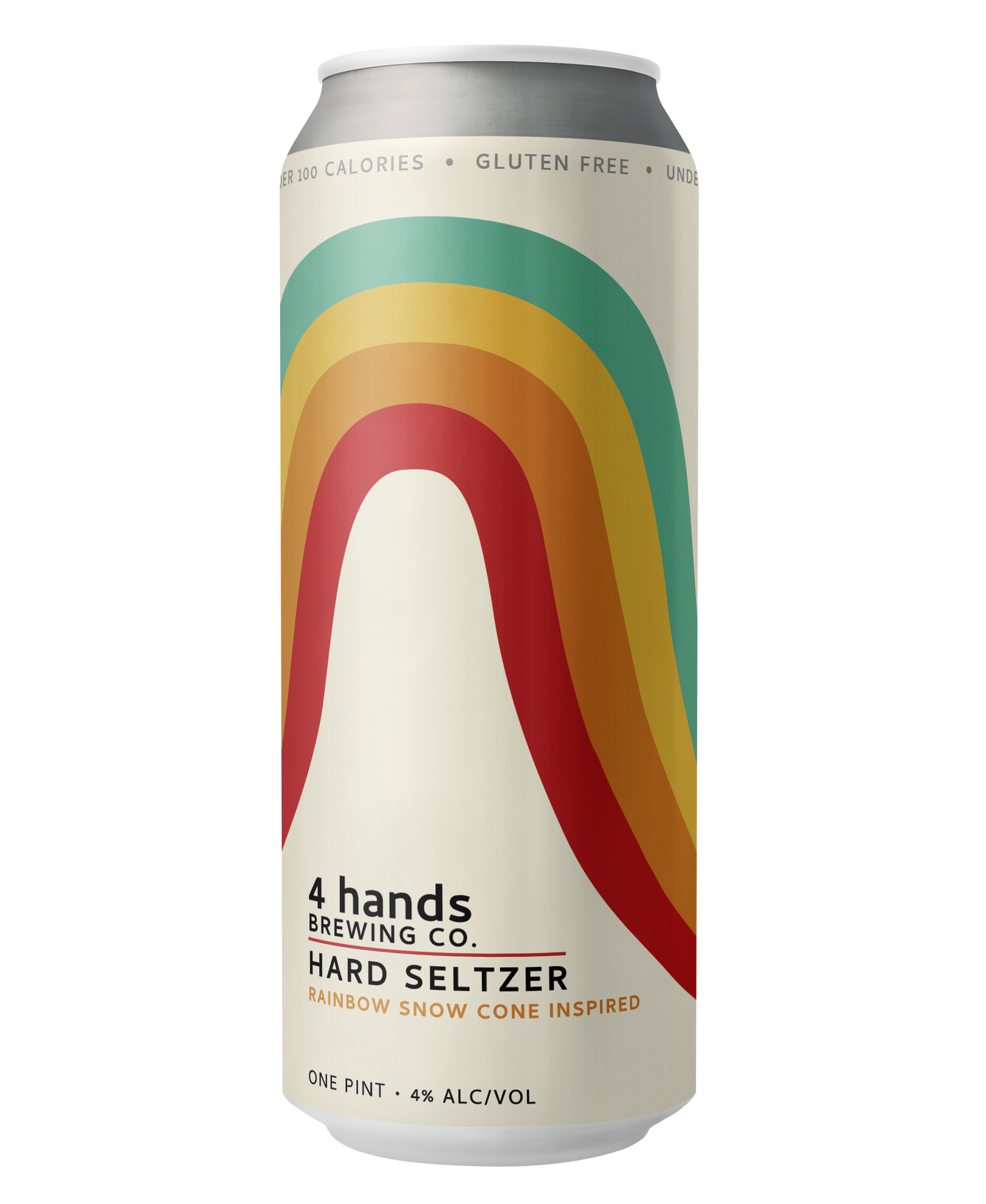 A can of 4 Hands Brewing Company Rainbow Snow Cone