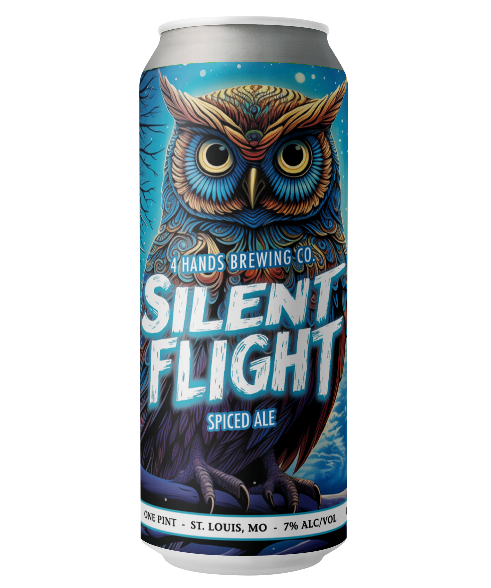 A can of 4 Hands Brewing Company Silent Flight
