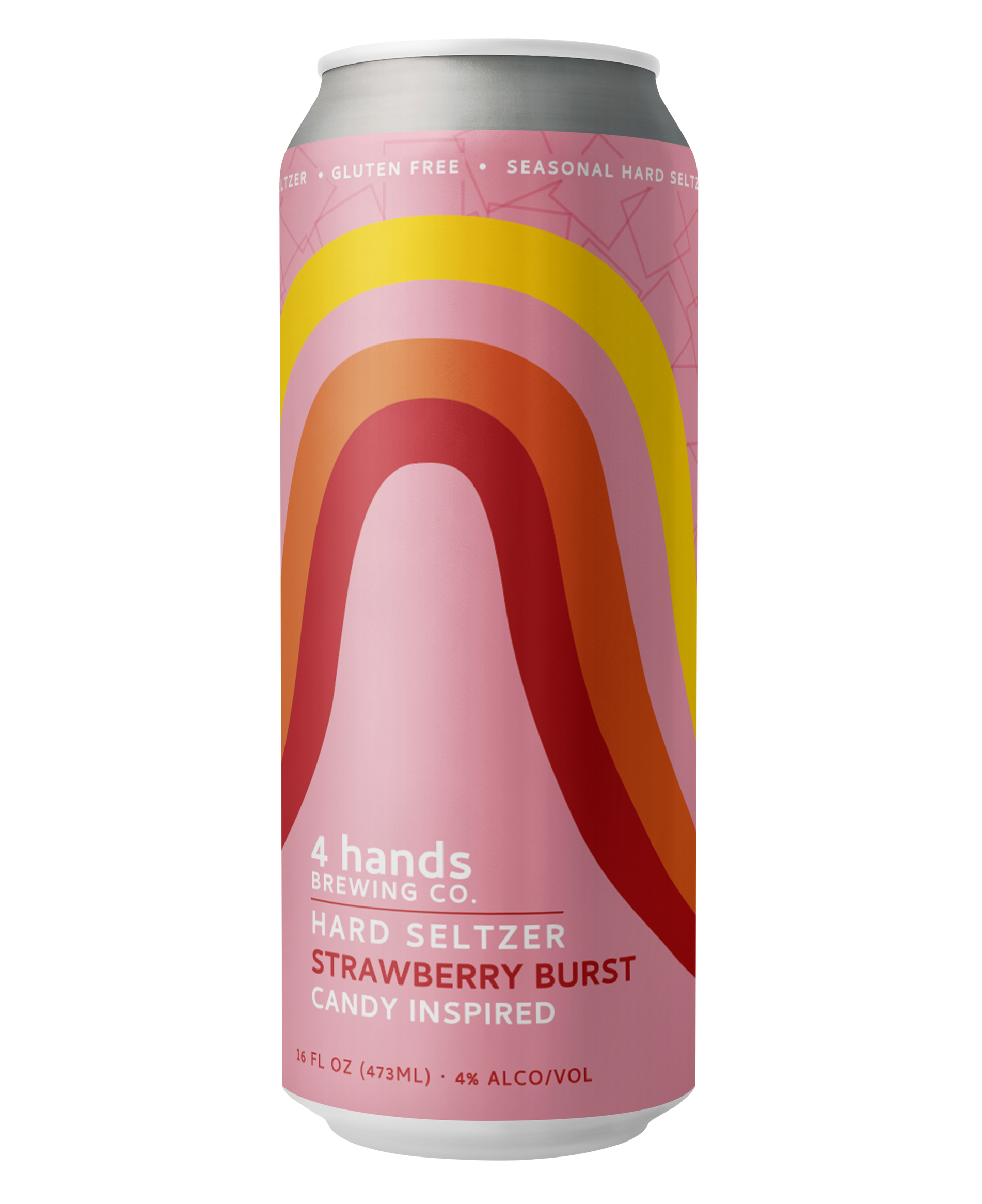 A can of 4 Hands Brewing Company Strawberry Burst