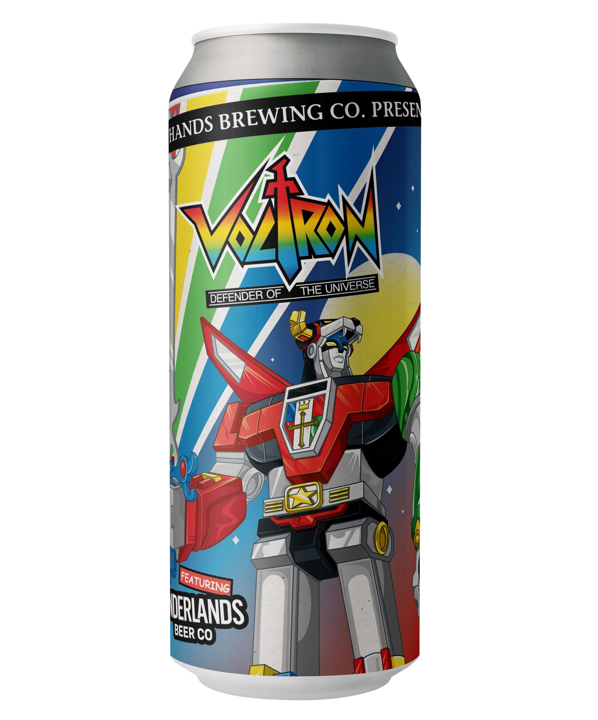 A can of 4 Hands Brewing Company Voltron Volume Nine