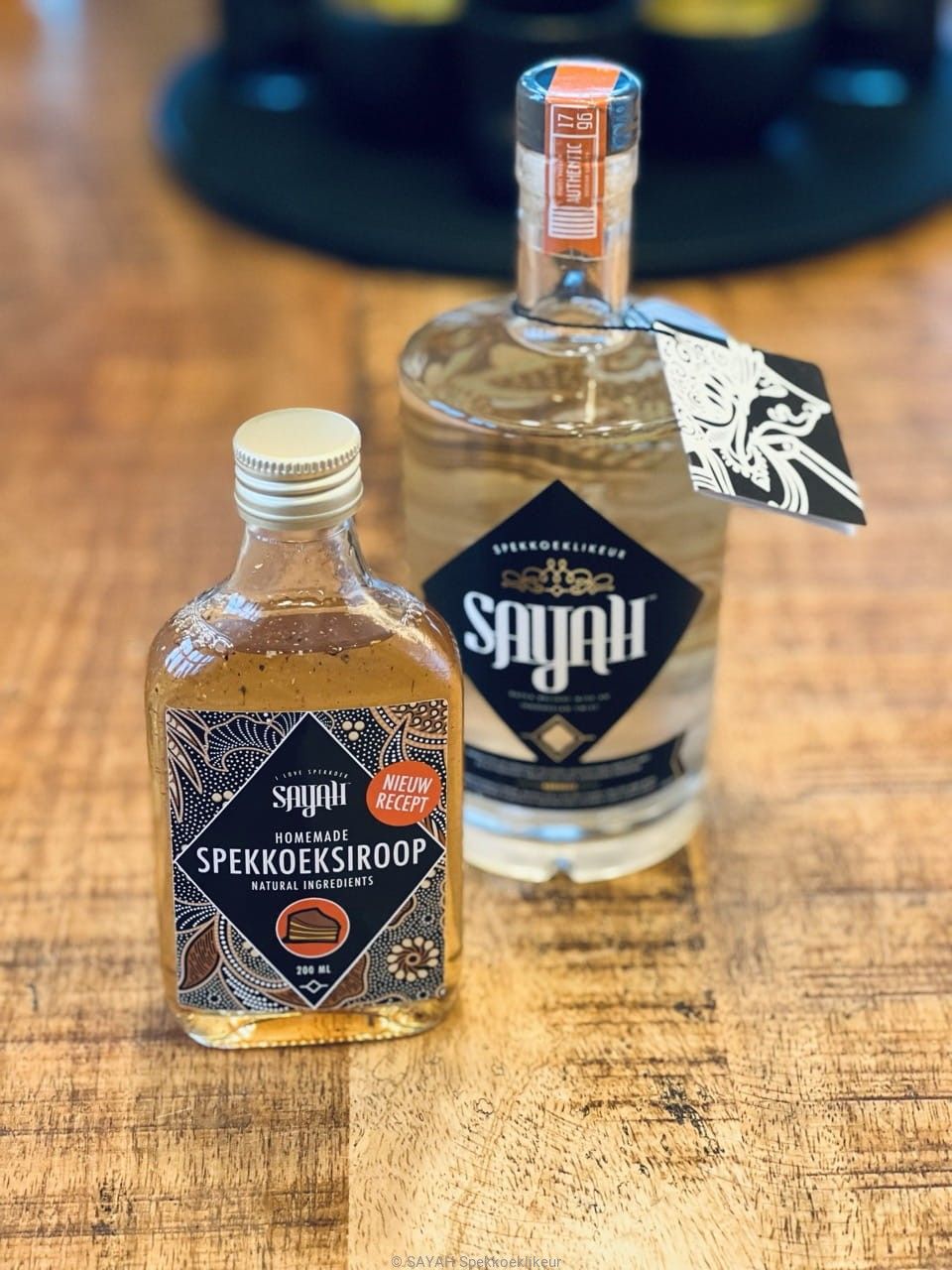 SAYAH Spekkoeklikeur + Spekkoeksiroop set