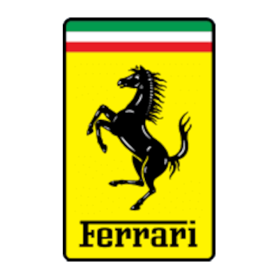 a ferrari logo with a black horse on its hind legs  - Eugene, OR - Vintage Underground