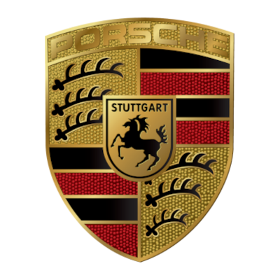 a porsche logo with a horse and the word stuttgart  - Eugene, OR - Vintage Underground